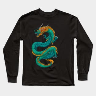 Japanese fantasy dragon Long Sleeve T-Shirt